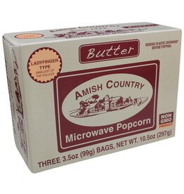 Amish Country Microwave Butter Popcorn 3pk