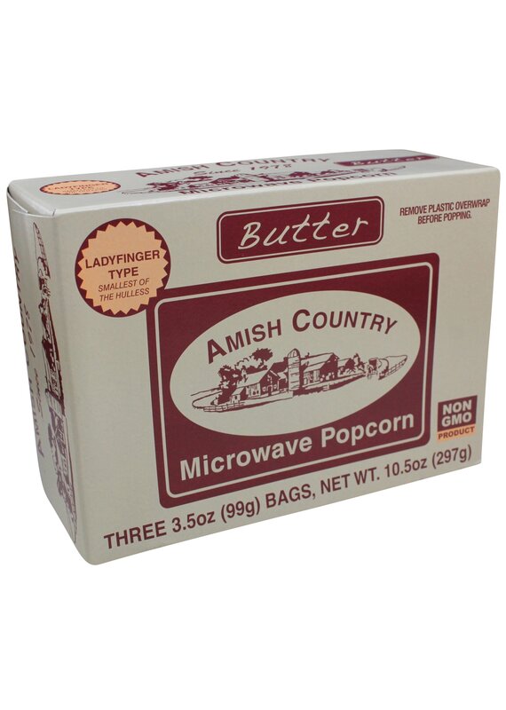 Amish Country Microwave Butter Popcorn 3pk