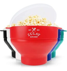 Zulay Kitchen Microwave Popcorn Popper Collapsible