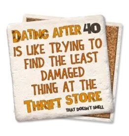 Tipsy Coasters & Gifts Dating After 40 Coaster