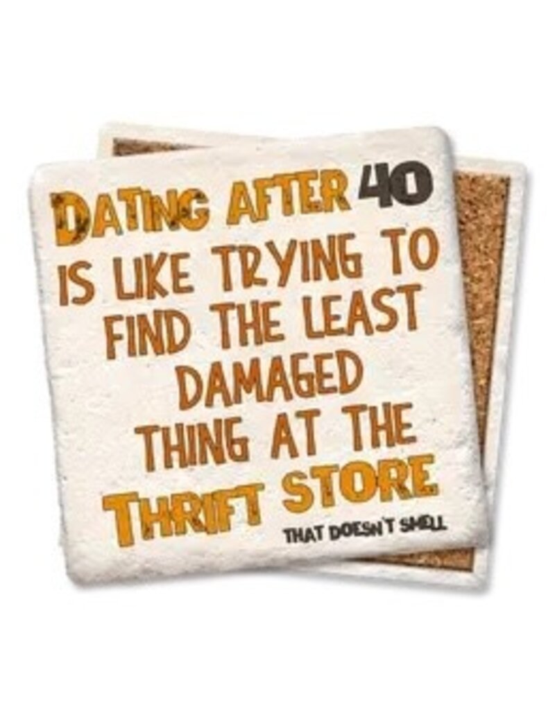 Tipsy Coasters & Gifts Dating After 40 Coaster