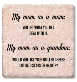 Tipsy Coasters & Gifts My Mom as a Mom Drink Coaster