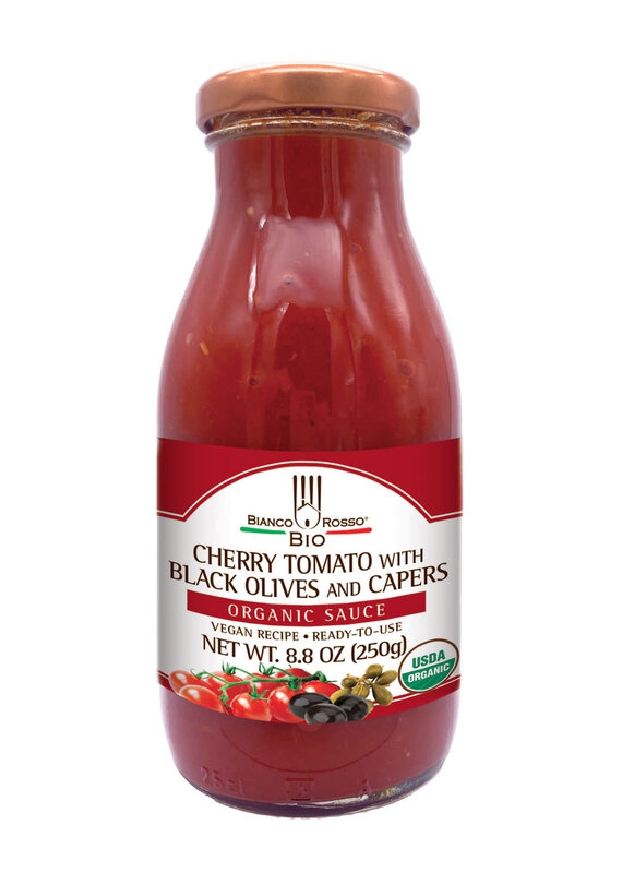 Bianco Rosso Bianco Rosso Organic Cherry Tomato Sauce with Black Olives and Capers