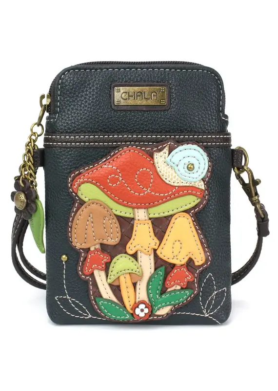 Chala Cellphone Xbody - Brown Mushrooms