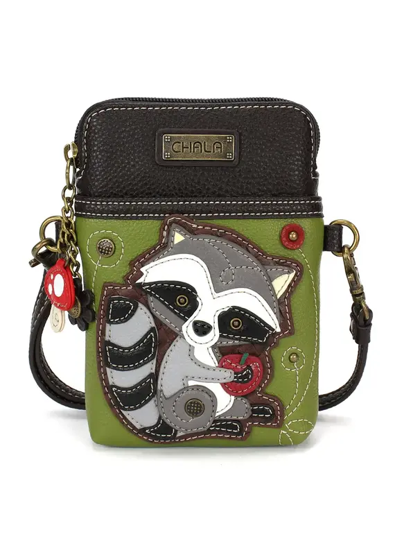 Chala Cellphone Xbody - Raccoon With A Cherry