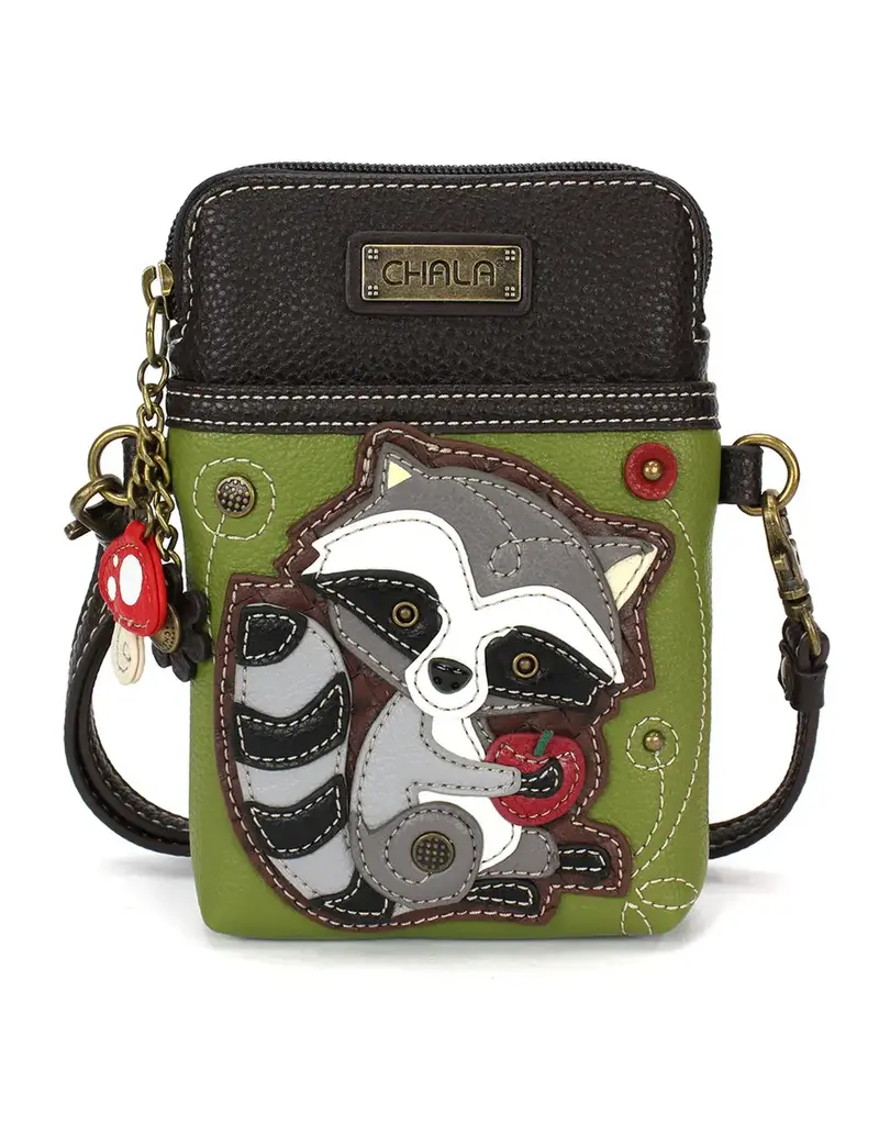 Chala Cellphone Xbody - Raccoon With A Cherry