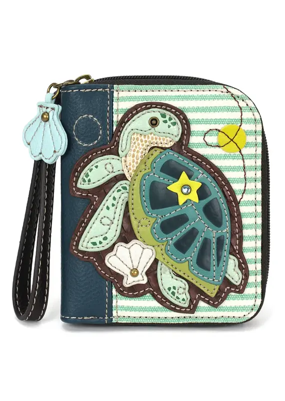 Chala Zip Around Wallet - Turtle A