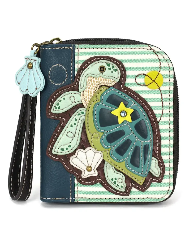 Chala Zip Around Wallet - Turtle A