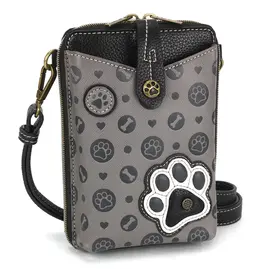 Chala Snap Crossbody - Paw Print