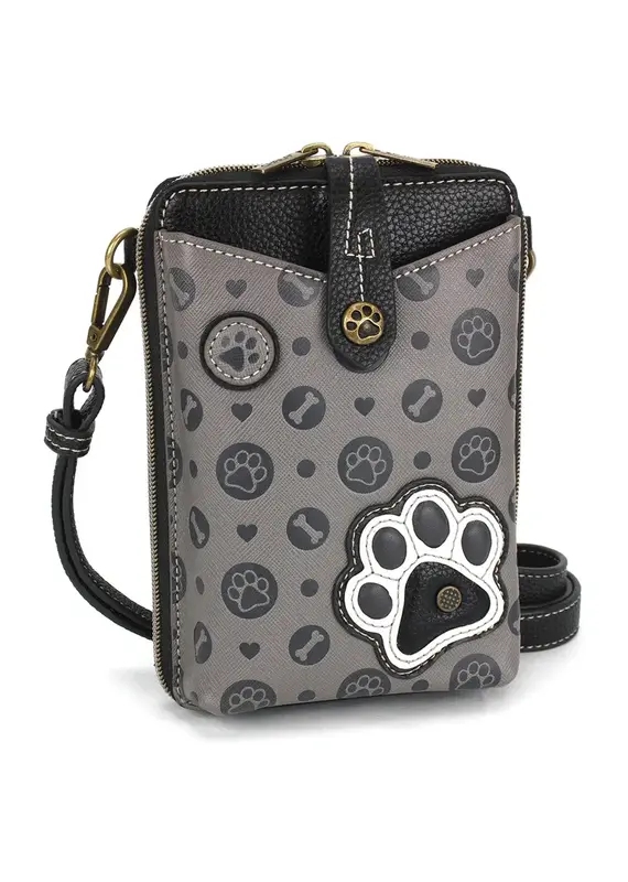 Chala Snap Crossbody - Paw Print