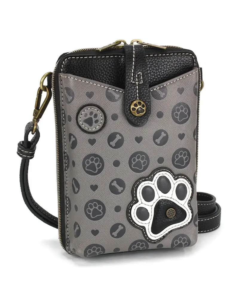 Chala Snap Crossbody - Paw Print