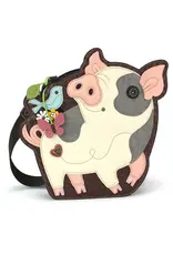 Chala Novelty Purse - Spotted Pink Pig