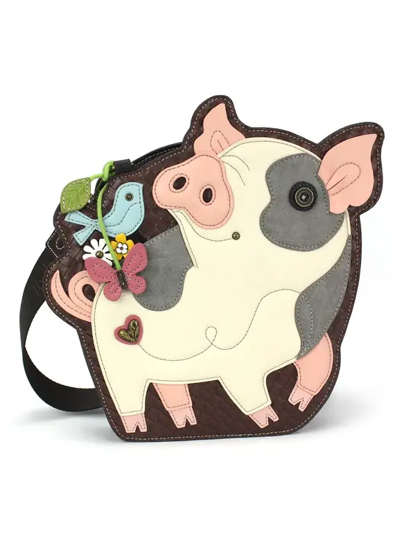 Chala Novelty Purse - Spotted Pink Pig