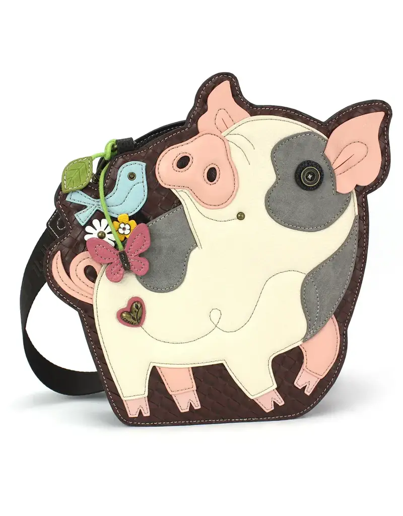 Chala Novelty Purse - Spotted Pink Pig