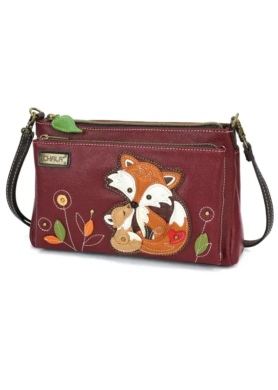 Chala Deluxe Crossbody - Fox Family