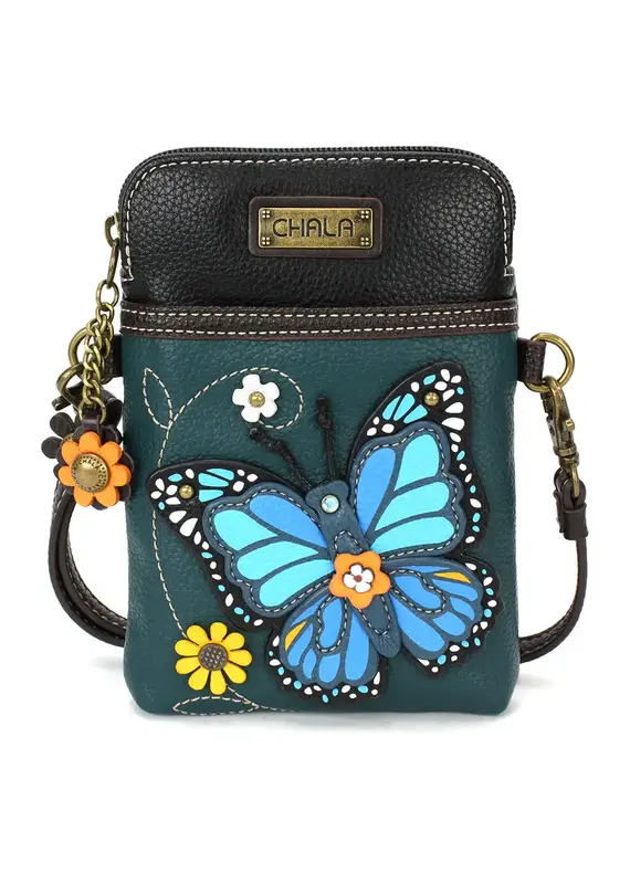 Chala Cellphone Xbody - Blue Butterfly