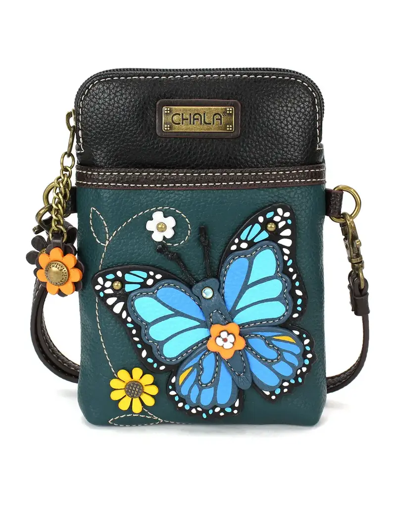 Chala Cellphone Xbody - Blue Butterfly