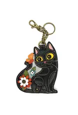 Chala Key Fob/Coin Purse - Black Cat