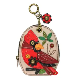 Chala Mini Coin Purse Keychain - Cardinal