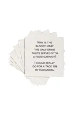 ellembee gift Why Is the Bloody Mary Funny Printed Cocktail Napkins