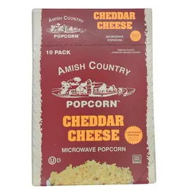 Amish Country Microwave Cheddar Popcorn 10pk