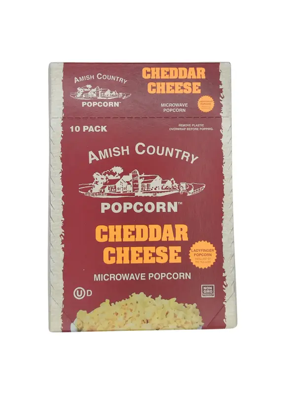 Amish Country Microwave Cheddar Popcorn 10pk
