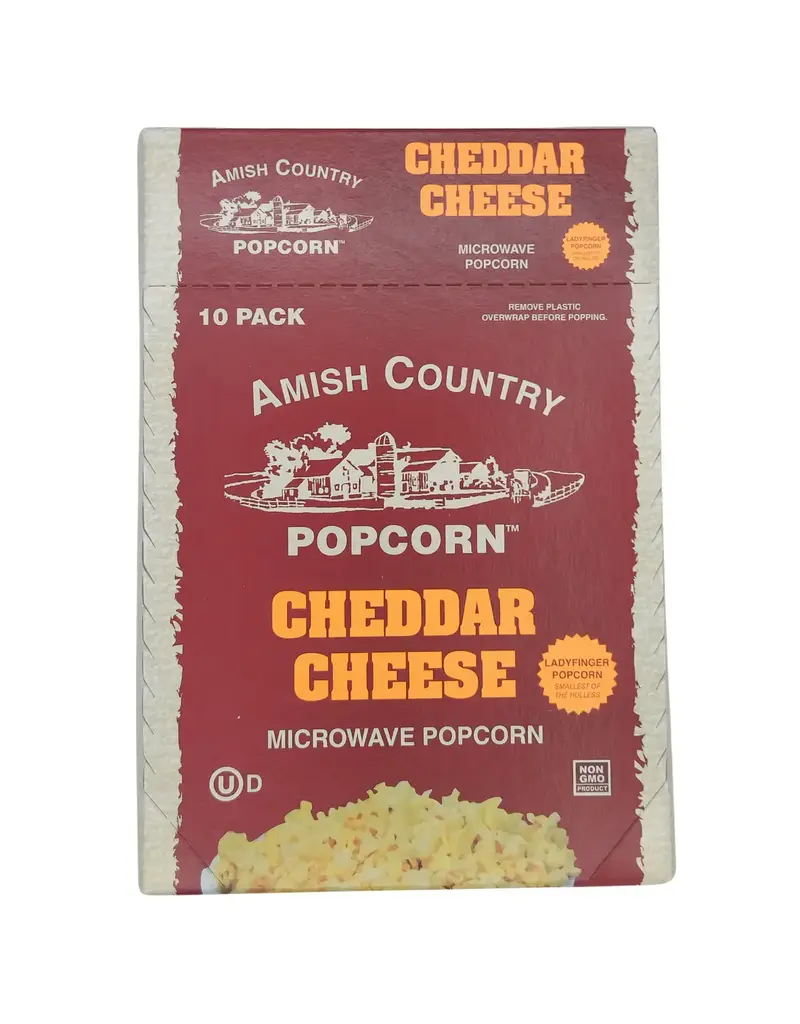 Amish Country Microwave Cheddar Popcorn 10pk