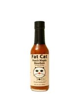 Fat Cat Peach Maple Bourbon Hot Sauce & Glaze