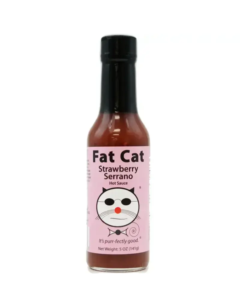 Fat Cat Strawberry Serrano Hot Sauce