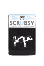 MUKitchen Scrubsy Cloth- B/W Cow