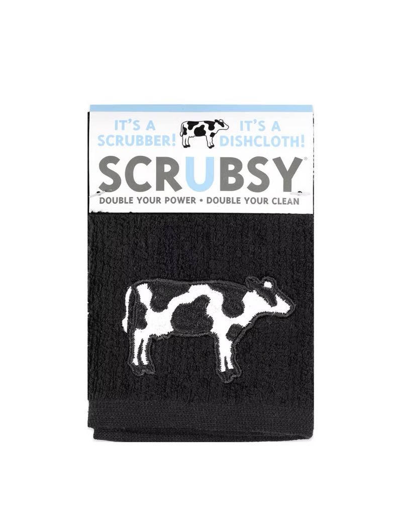 MUKitchen Scrubsy Cloth- B/W Cow