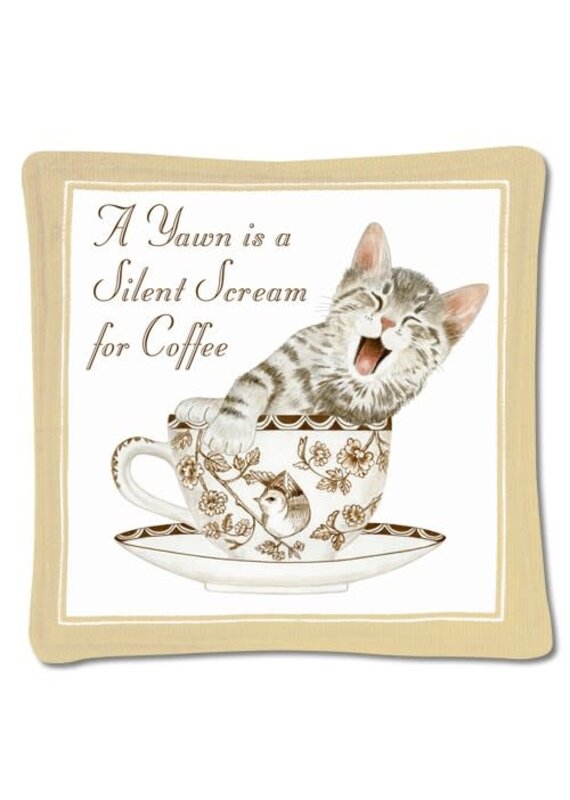 Alice Cottage Single Spiced Mug Mat  A Yawn