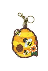 Chala Key Fob/Coin Purse - Bee Hive