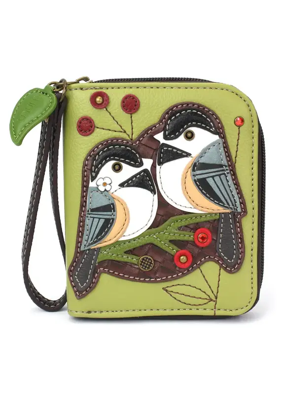 Chala Zip Around Wallet - Chickadee