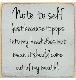 Gar Wholesale Inc. Note To Self 5X5