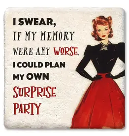 Tipsy Coasters & Gifts I Swear If My Memory Coaster