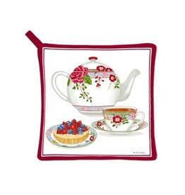 Alice Cottage Potholder Floral Teapot