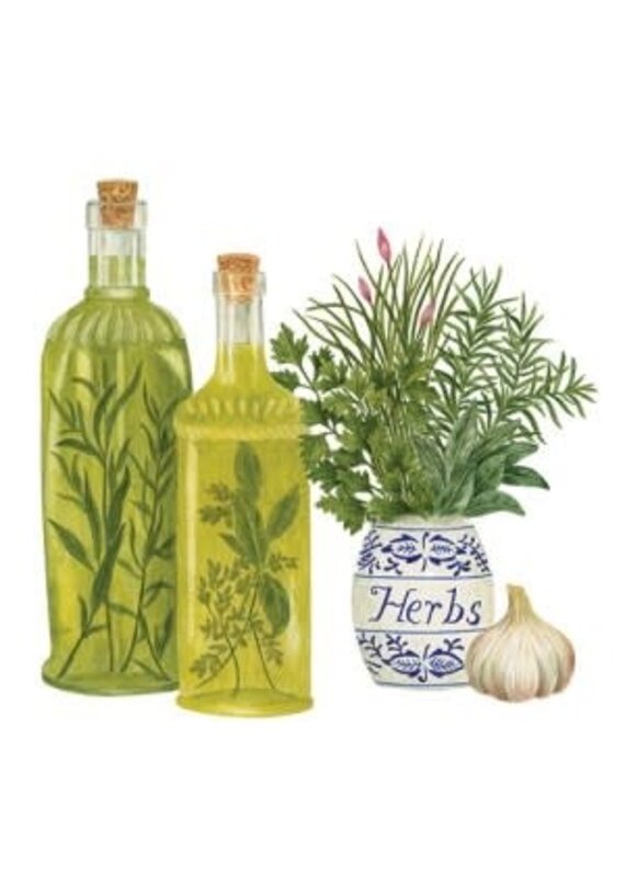 Alice Cottage Single Flour Sack Towel Herb & Oil