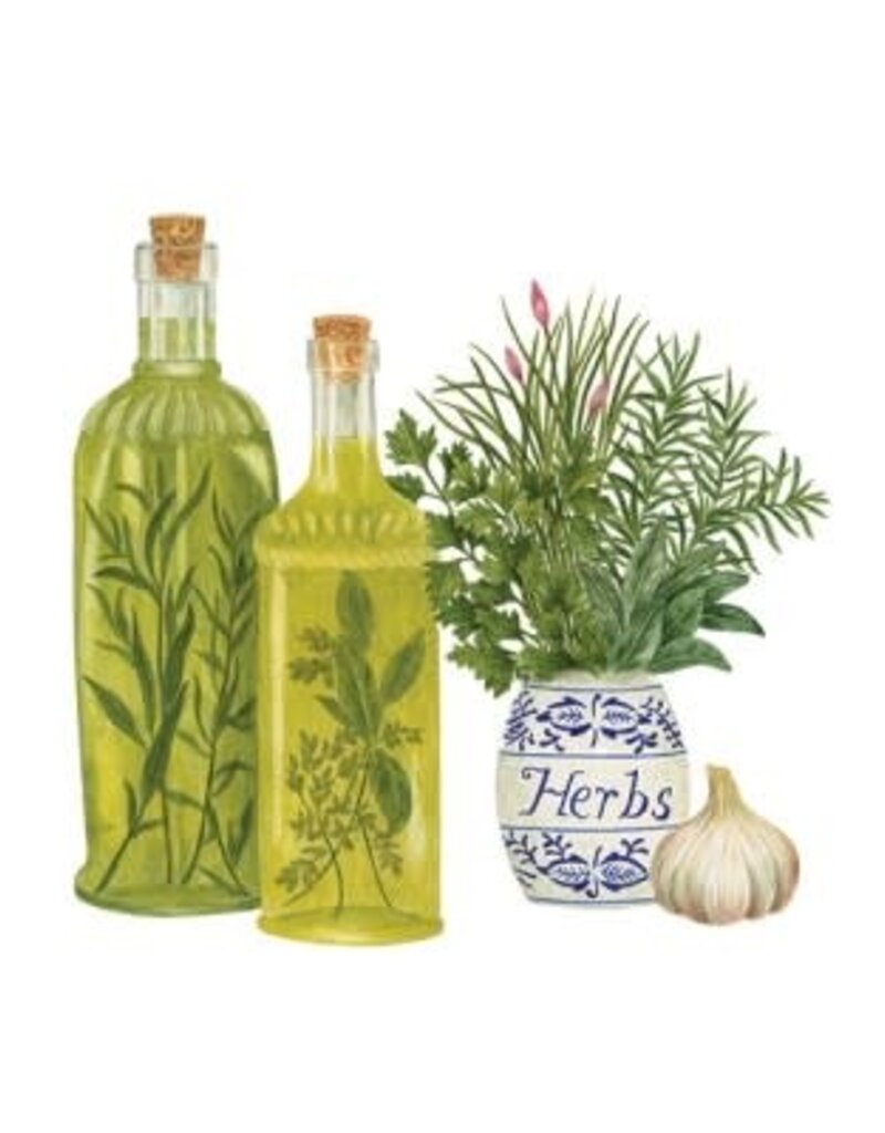 Alice Cottage Single Flour Sack Towel Herb & Oil