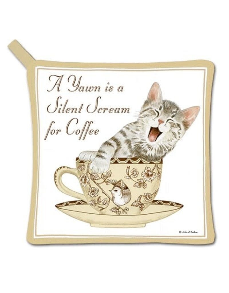 Alice Cottage Potholder A Yawn