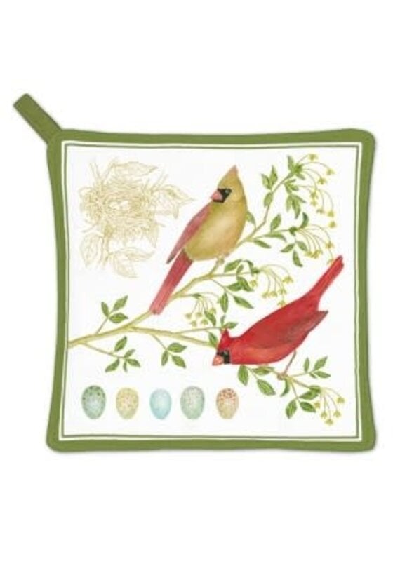 Alice Cottage Potholder Cardinal Pair