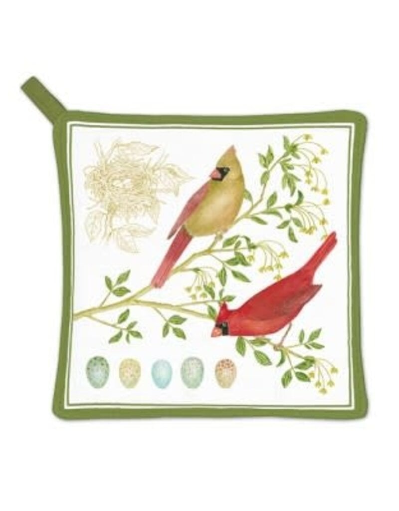 Alice Cottage Potholder Cardinal Pair