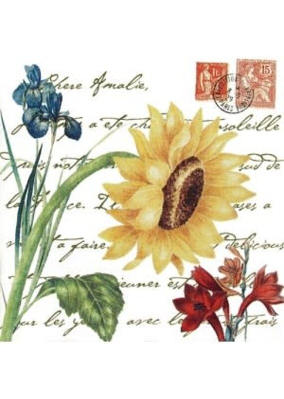 Alice Cottage Single Flour Sack Towel Sunflower