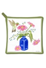 Alice Cottage Potholder Cobalt Vase