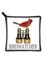 Alice Cottage Potholder Birdwatcher Red