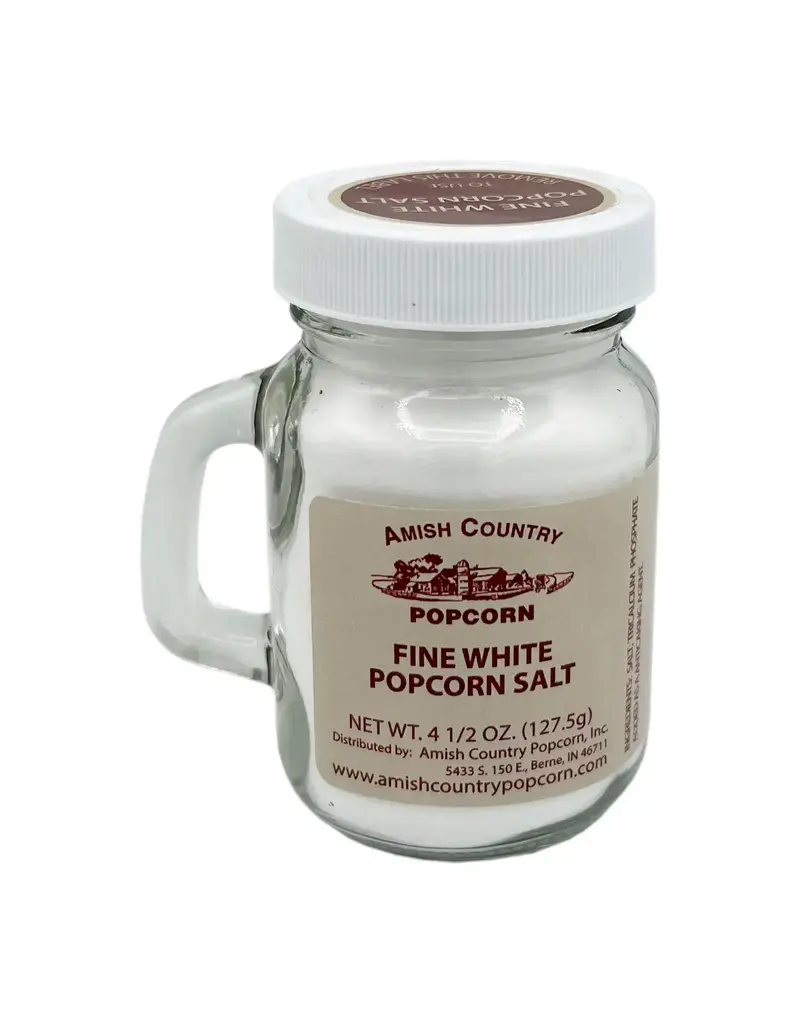 Amish Country Fine White Popcorn Salt