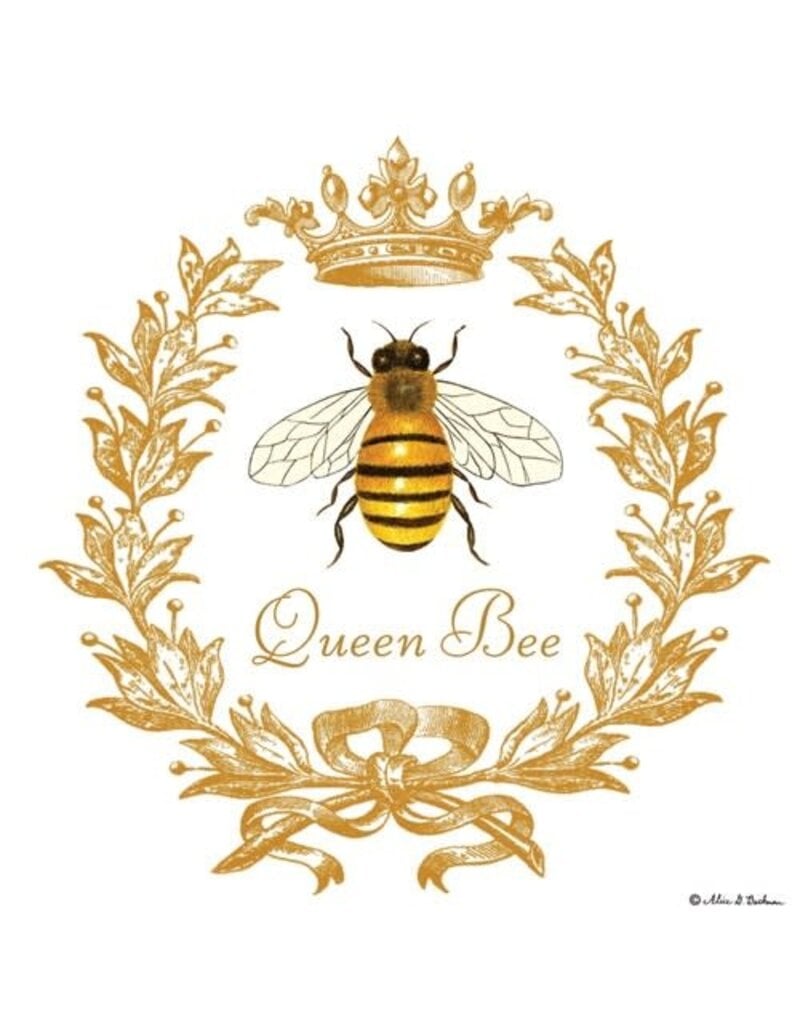 Alice Cottage Single Flour Sack Towel U34-473 Queen Bee