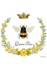 Alice Cottage Single Flour Sack Towel U34-473 Queen Bee