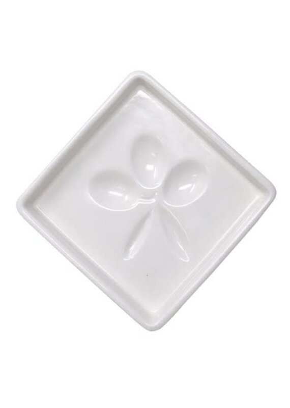 Entertaining Essentials Olive Cluster Oil & Balsamic Vinegar Dipping Plate