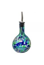 Entertaining Essentials Blue/Green Blown Glass Cruet